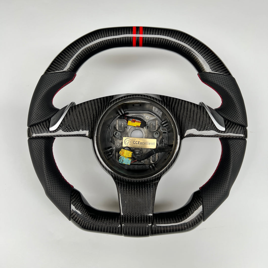 CCexcellent For Porsche Cayman models - 2013 2014 2015 2016 carbon fiber steering wheel
