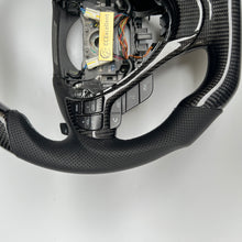 Load image into Gallery viewer, CCexcellent  For Acura TL 2009 2010 2011 2012 2013 2014 carbon fiber steering wheel with black perforated leather sides
