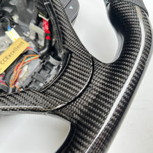 Load image into Gallery viewer, CCexcellent  For Acura TL 2009 2010 2011 2012 2013 2014 carbon fiber steering wheel with black perforated leather sides
