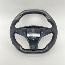 Load image into Gallery viewer, CCexcellent For Tesla Model X carbon fiber steering wheel glossy carbon flat top and flat bottom
