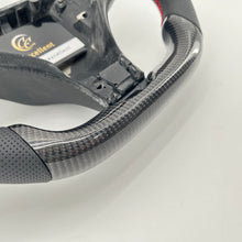 Load image into Gallery viewer, CCexcellent For Tesla Model X carbon fiber steering wheel glossy carbon flat top and flat bottom
