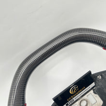 Load image into Gallery viewer, CCexcellent For Tesla Model X carbon fiber steering wheel with glossy carbon
