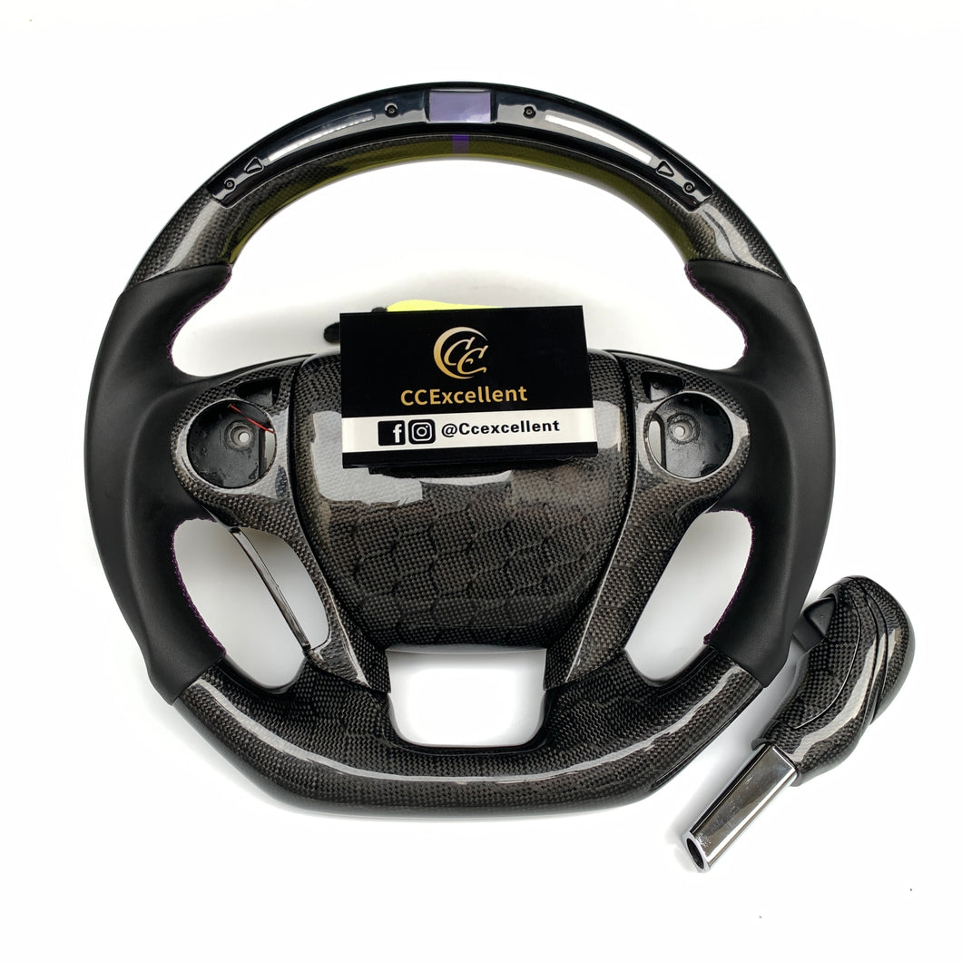 CCexcellent For Honda Pilot 2016-2018 carbon fiber steering wheel