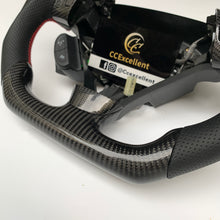 Load image into Gallery viewer, CCexcellent  For Acura TSX 2004 2005 2006 2007 2008 carbon  fiber steering wheel with black perforated leather sides
