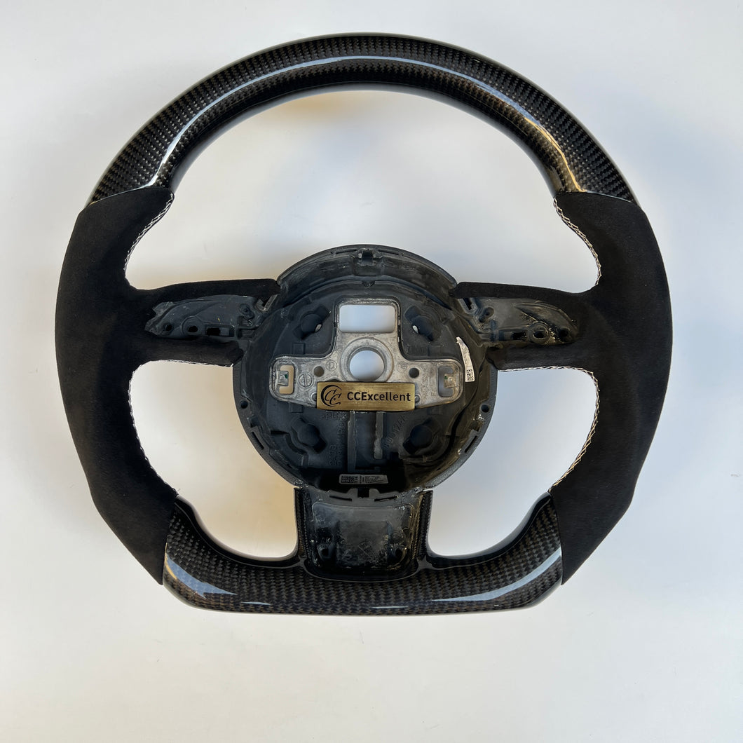 CCexcellent carbon fiber steering wheel for Audi B8 S4 Avant