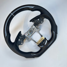 Load image into Gallery viewer, CCexcellent  For Acura ZDX 2009 2010 2011 2012 carbon  fiber steering wheel with black perforated leather sides
