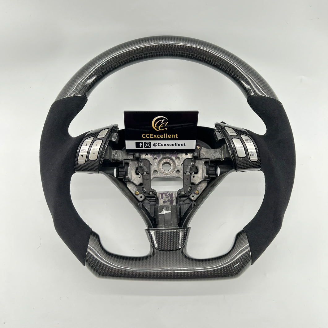 CCexcellent For Honda Accord CL7 CL9 2003-2005 carbon fiber steering wheel