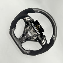 Load image into Gallery viewer, CCexcellent  For Acura TSX 2004 2005 2006 2007 2008  carbon  fiber steering wheel with black Italian alcantara sides
