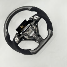 Load image into Gallery viewer, CCexcellent  For Acura TSX 2004 2005 2006 2007 2008  carbon  fiber steering wheel with black Italian alcantara sides
