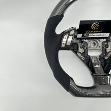 Load image into Gallery viewer, CCexcellent  For Acura TSX 2004 2005 2006 2007 2008  carbon  fiber steering wheel with black Italian alcantara sides
