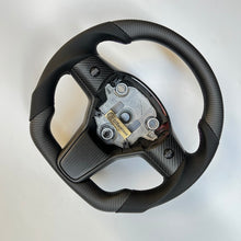 Load image into Gallery viewer, CCexcellent For Tesla Model Y 2017 2018 2019 2020 2021 carbon fiber steering wheel
