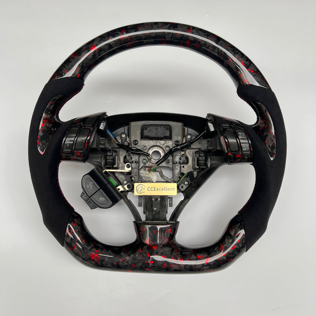 CCexcellent For Honda Accord CL7 CL9 2003-2005 carbon fiber steering wheel
