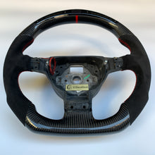 Load image into Gallery viewer, CCExcellent for Volkswagen MK5 2005-2008 carbon fiber steering wheel red stitching&amp;stripe
