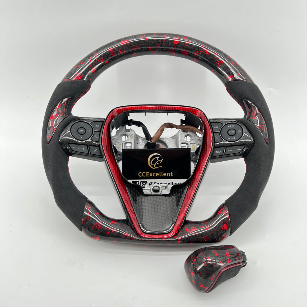 CCexcellent-Toyota 8th gen Camry /SE/XSE/TRD carbon fiber steering wheel