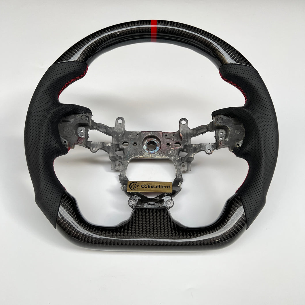 Customized-CCexcellent  For Honda 9th gen civic 2012/2013/2014/2015 carbon fiber steering wheel