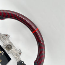 Load image into Gallery viewer, CCexcellent For Infiniti G37 2008/2009/2010/2011/2012/2013 red&amp;black carbon fiber steering wheel 3
