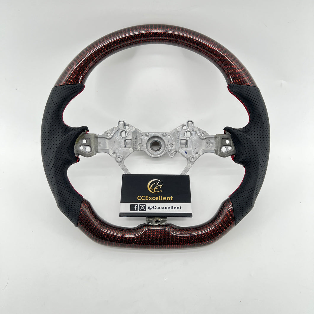 CCexcellent -For Subaru BRZ 2016 2017 2018 2019 carbon fiber steering wheel