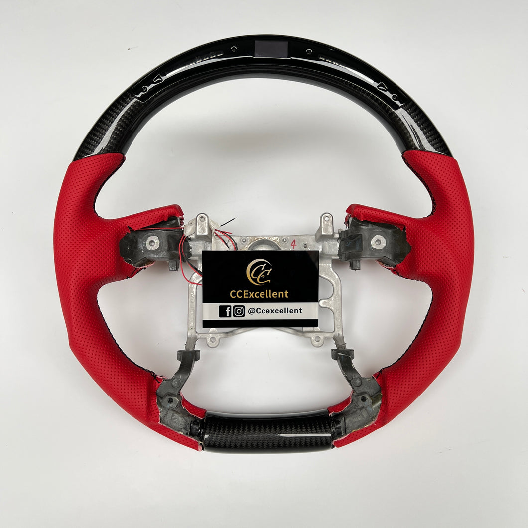 CCexcellent - Carbon fiber steering wheel  for Toyota tundra  2014 2015 2016 2017