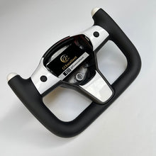 Load image into Gallery viewer, CCexcellent For Tesla 2017-2021 Model Y carbon fiber steering wheel with F1 style shape
