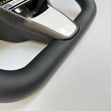 Load image into Gallery viewer, CCexcellent For Tesla 2017-2021 Model Y carbon fiber steering wheel with F1 style shape
