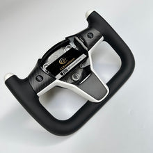 Load image into Gallery viewer, CCexcellent For Tesla Model Y 2017-2021 carbon fiber steering wheel yoke shape design
