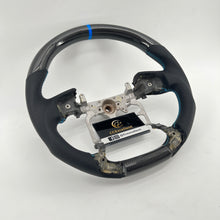 Load image into Gallery viewer, CCExcellent for Toyota Tundra  2018-2020 carbon fiber steering wheel blue stripe
