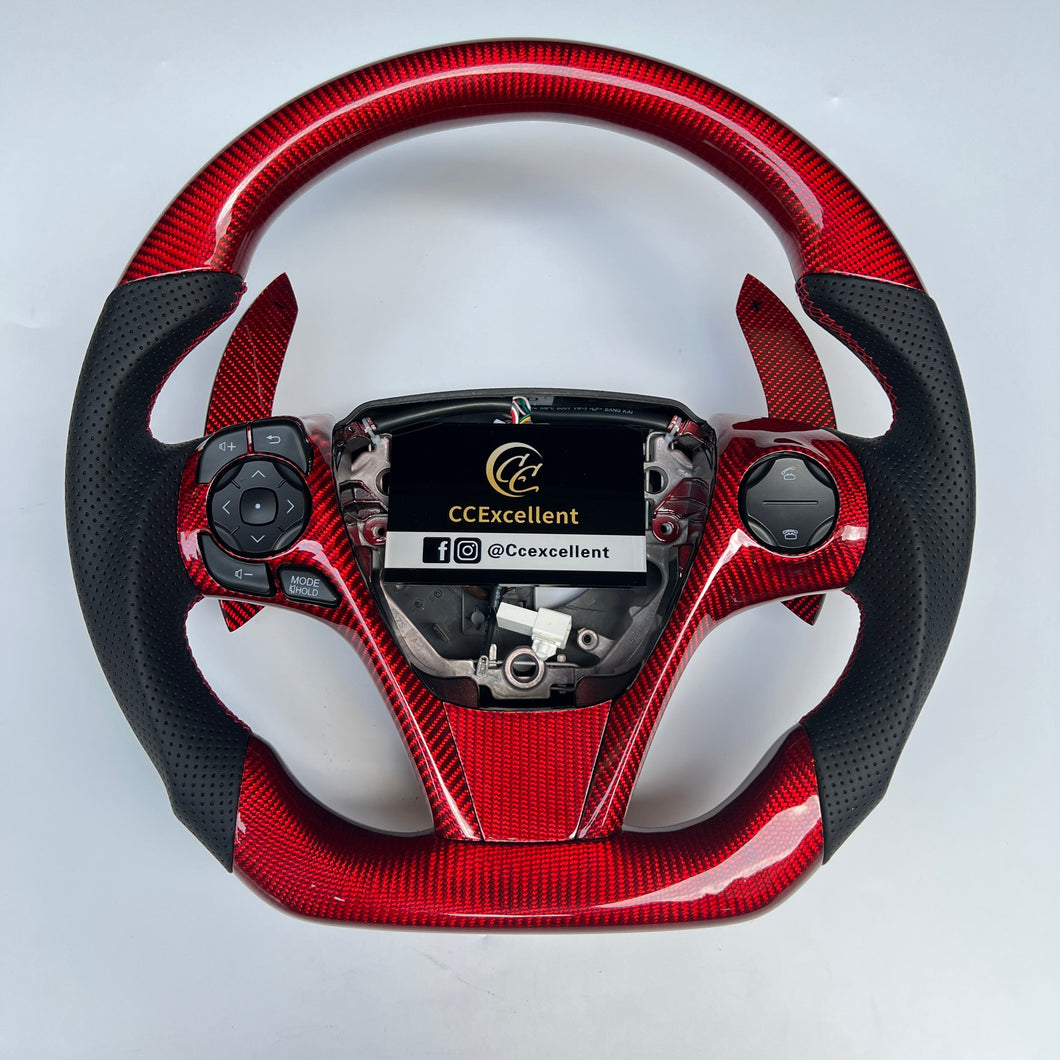 CCexcellent-For Toyota Venza 2013 2014 2015 carbon fiber steering wheel