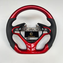 Load image into Gallery viewer, CCexcellent  For Acura TSX 2009 2010 2011 2012 2013 2014 carbon steering wheel with black perforated leather sides

