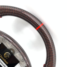 Load image into Gallery viewer, CCexcellent For Infiniti G37 2008/2009/2010/2011/2012/2013 carbon fiber steering wheel with red wire 5
